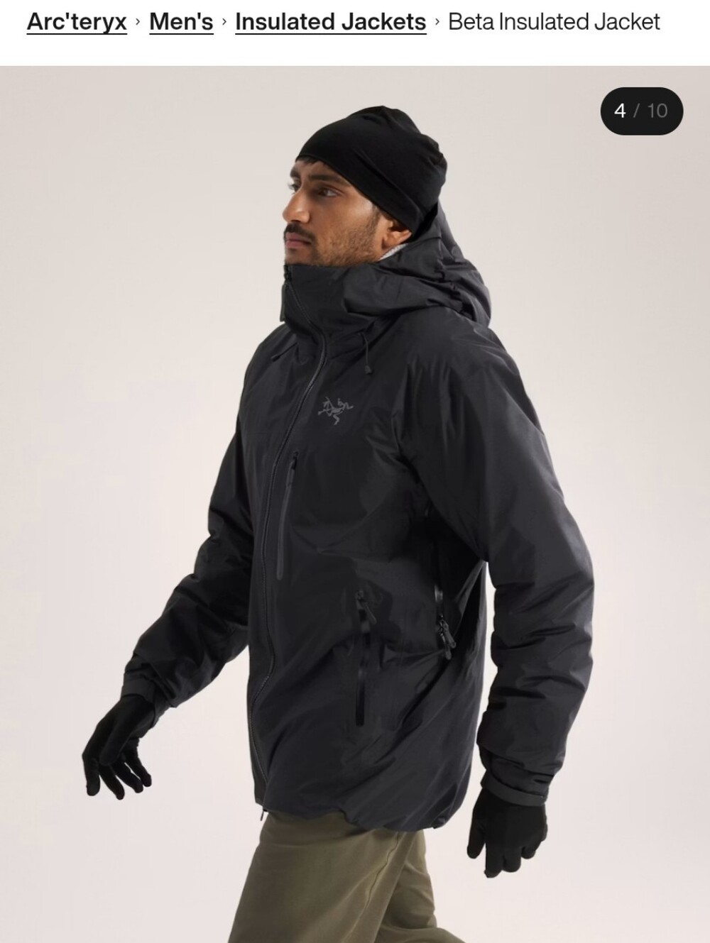 Arc'teryx beta Insulated Jacket  Large Nightscape